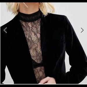 New Look Velvet Crop Blazer